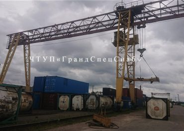 Кран до начала покрасочных